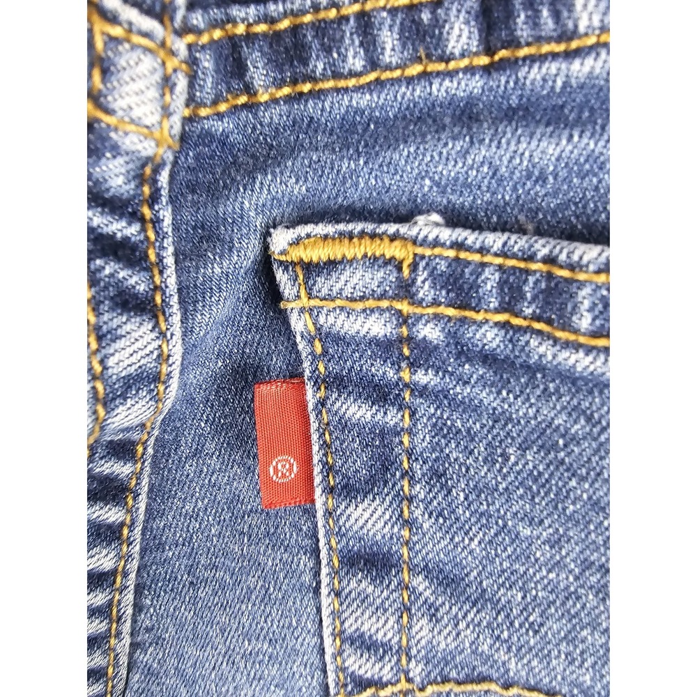 Vtg Levis 350 Relaxed Straight Jeans Womens‎ 6m (27x29) Bootcut Blue Denim Jeans - Picture 13 of 15